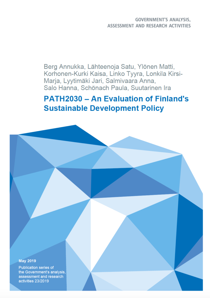 PATH2030 – An Evaluation of Finland's Sustainable Development Policy